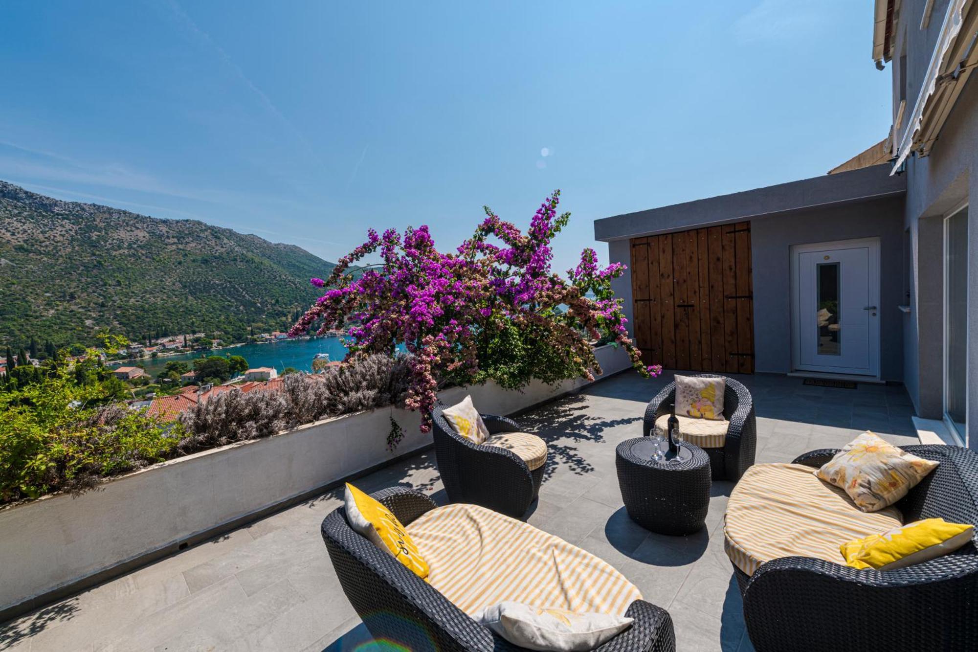 Villa Mardia- Sea View Infinity Pool Built 2023 Zaton  Exterior foto